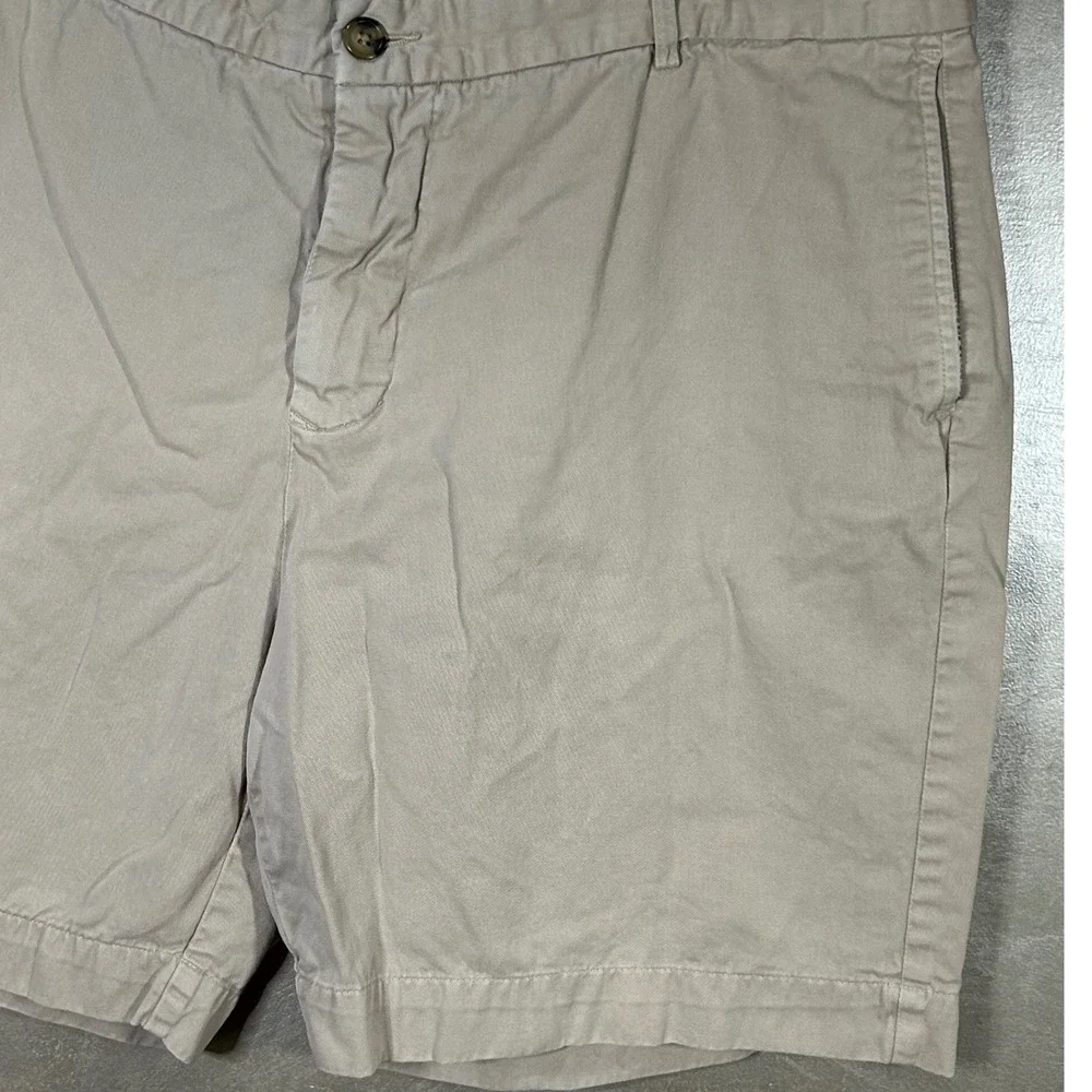 Tailorbyrd Collection Men's Beige Cotton Casual Chino Shorts‎ Size 38